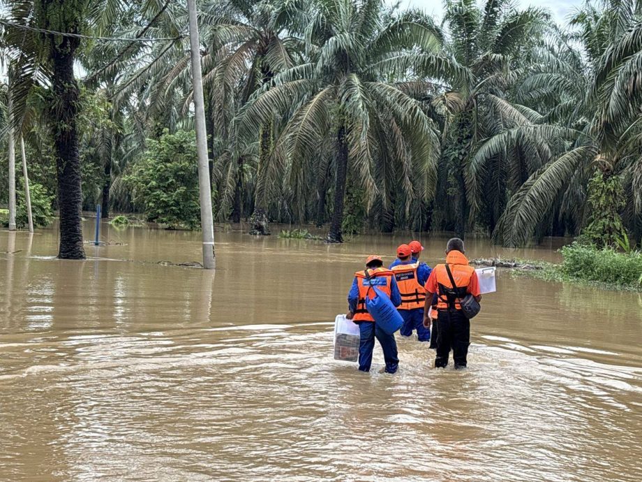 雨停水不退 16人移往救灾中心