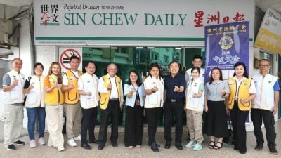 雪州中医狮子会团队 为媒体人义诊关注健康