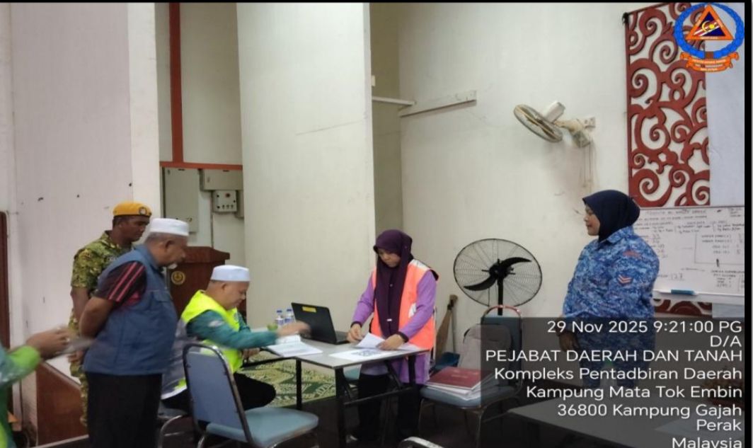 霹6县区深受水灾影响 6317灾民安顿在47疏散中心