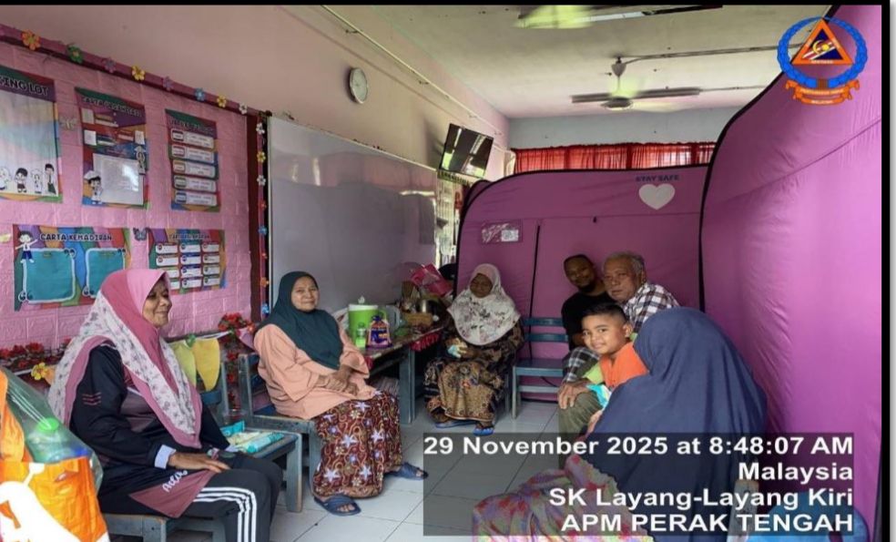 霹6县区深受水灾影响 6317灾民安顿在47疏散中心