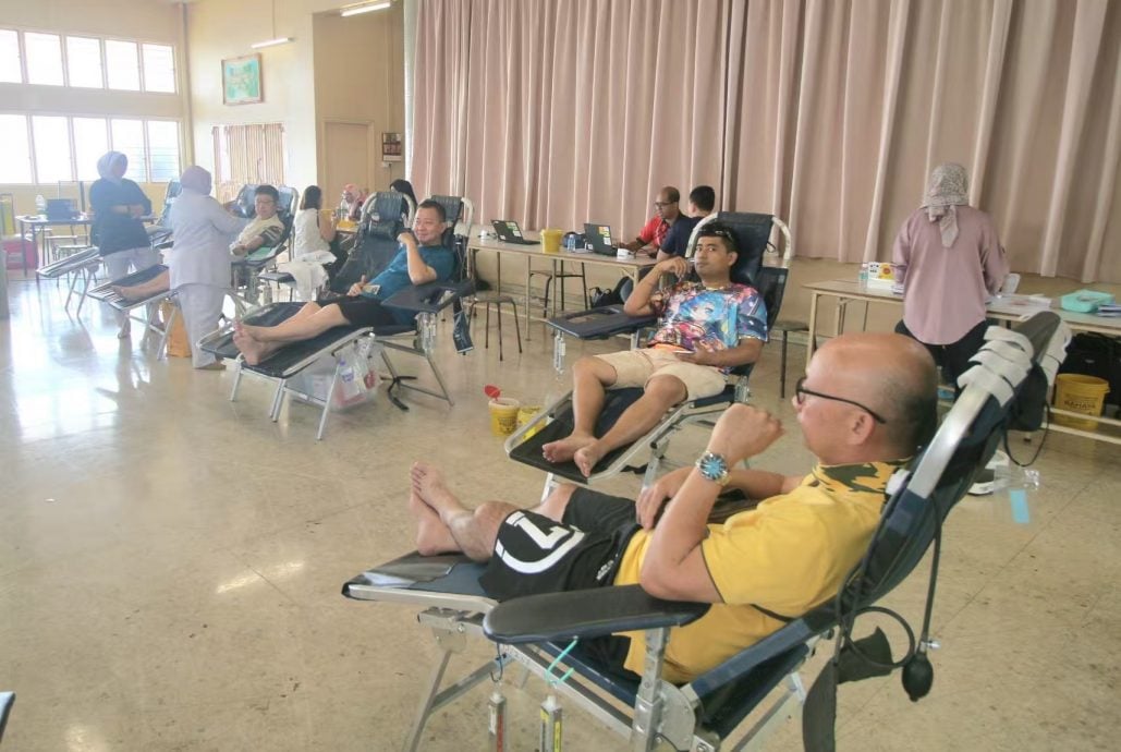 霹慈悲社捐血运动 收获128包血液