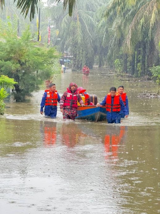 霹雳水灾|霹灾民破3千 设38疏散中心8县沦陷