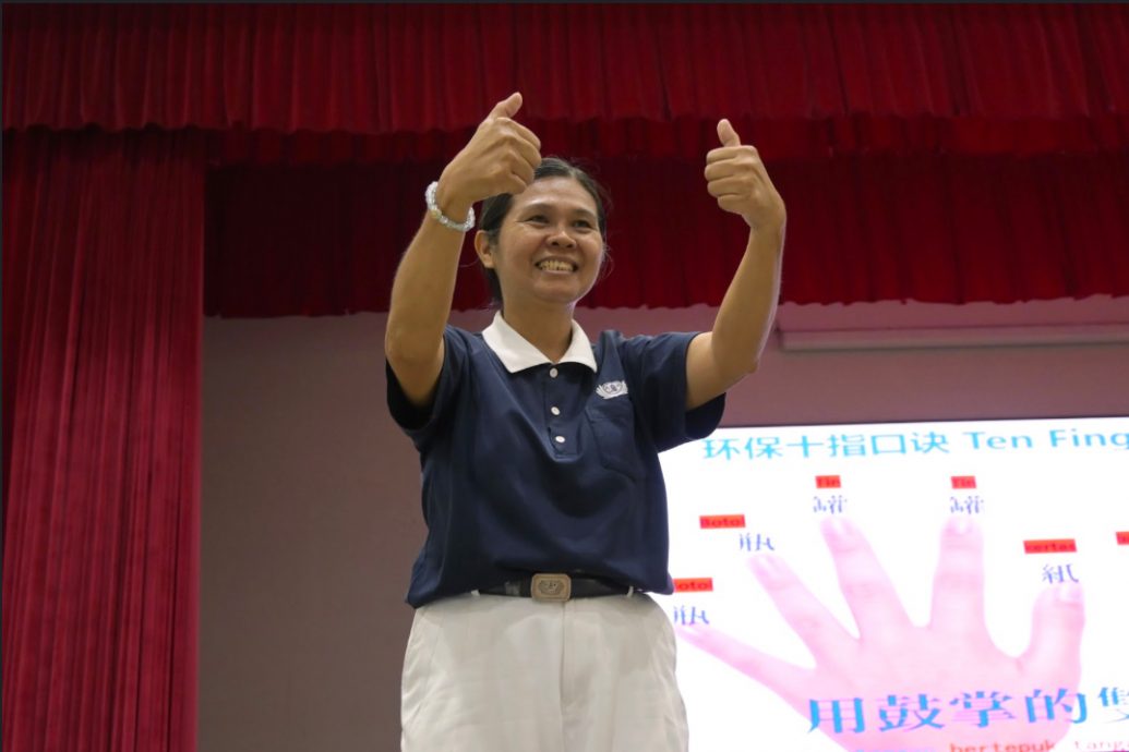 霹:学海学记|校园报道|不忽视地球警报 从环保做起