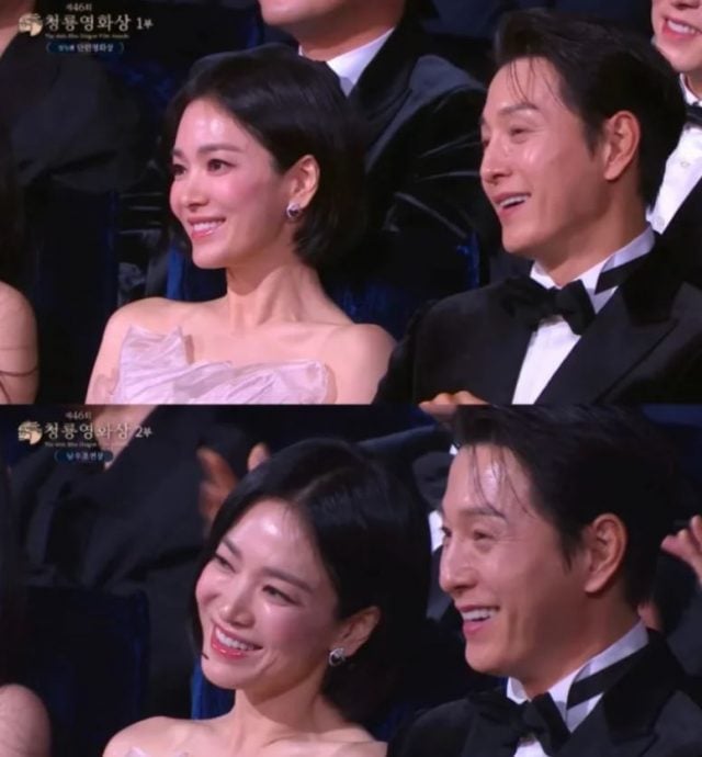 青龙奖|淡定观旧爱放闪 宋慧乔靠生图封神 