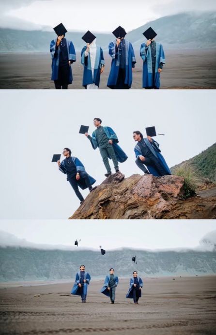 飞印尼布罗莫火山拍毕业照 大学生绝美照片火速刷屏