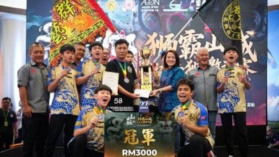 首届狮霸山城《山城杯》 哥打丁宜群艺龙狮体育会夺冠