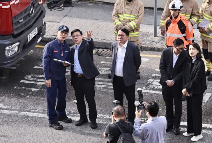 香港宏福苑五级火|李家超宣布向每户灾民派发5300