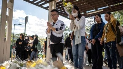 香港宏福苑大火后  民间发起连署要求彻查问责官员