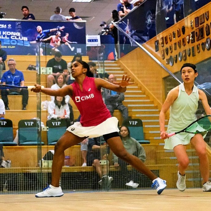 香港球会壁球公开赛| 大马3女将闯8强 茜娃内战蕾切尔
