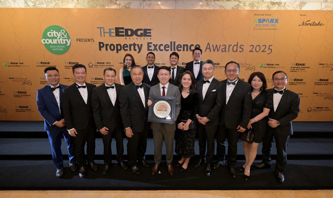 (供星洲网)NS芙蓉/金群利集团荣登《The Edge马来西亚》2025年度全国10大房产发展商