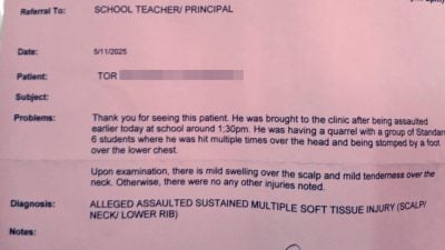 被嘲笑胖 被脱裤子  10岁男咬人反击 遭3人围殴致伤