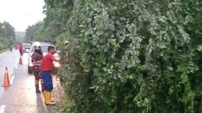 森美兰州成热带风暴“森亚尔”严重灾区