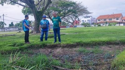 金龙城草场下沉现洞坑获关注   市长亲巡允采适当措施