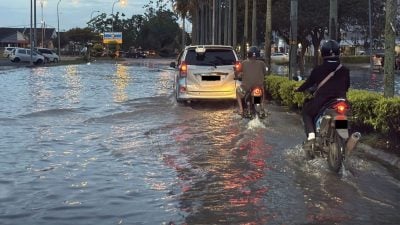 佳林园积水消退 居民暂松了口气