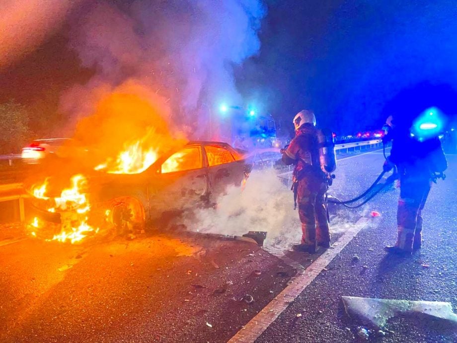 （古城版）南北大道车祸，7名外劳蒙受轻重伤