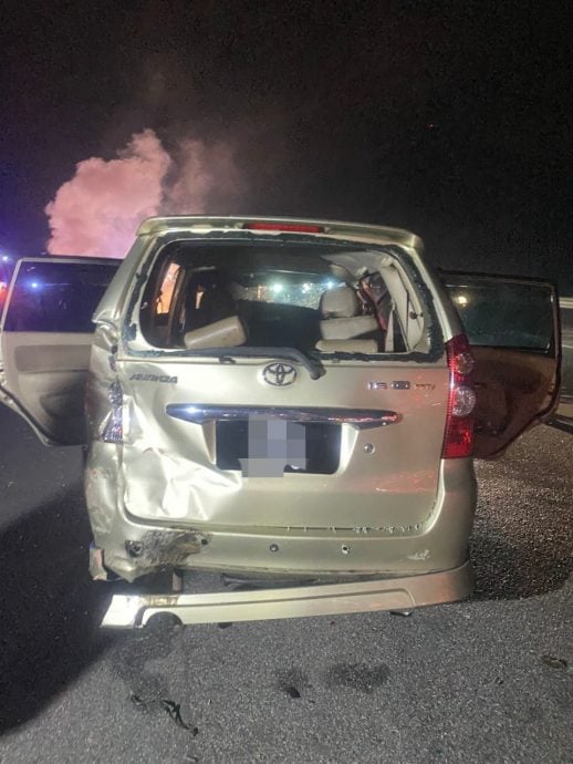 （古城版）南北大道车祸，7名外劳蒙受轻重伤