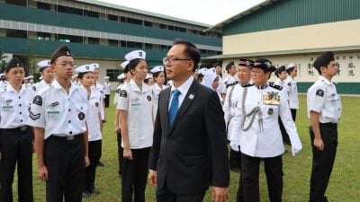 圣约翰中央区检阅礼等4活动  350队官队员齐见证