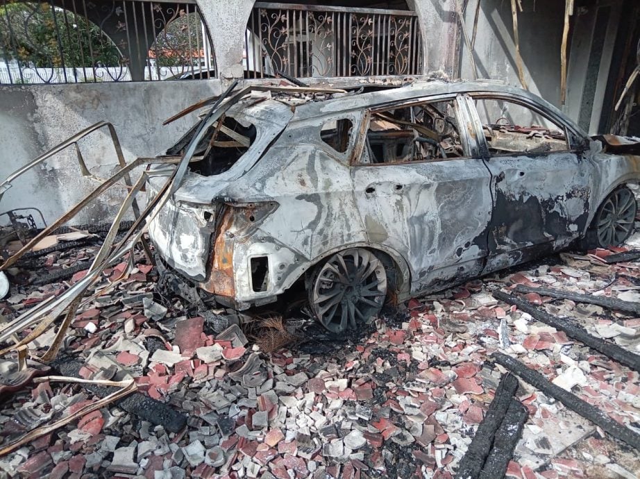 （古城版／签发）警方侦破甲中央县纵火与泼漆案