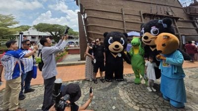 亮相甲多个景点   旅游年吉祥物吸引打卡