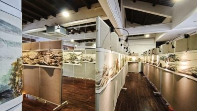 《郑和下西洋》百米画卷   国际郑和研究院展出