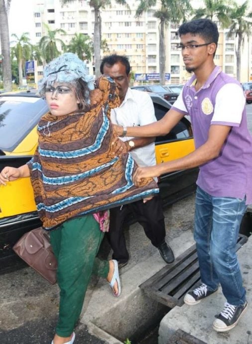 (古城第四版主文)曾在马六甲拉也扮鬼游荡的女子,因患癌已返乡