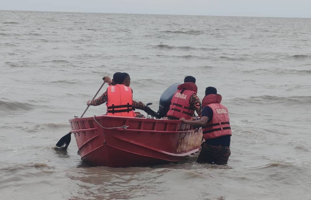 (只供网)柔:男子昨午捕蟹至今未回 搜寻行动仍在进行