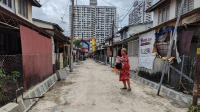 提升沟渠 换地下水管 重铺道路   七条路豆干屋基设换新貌