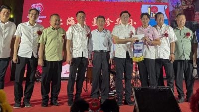 北海新园唐龙体育会晚宴  陈烱堡：推动幼苗计划 培养孩子兴趣   