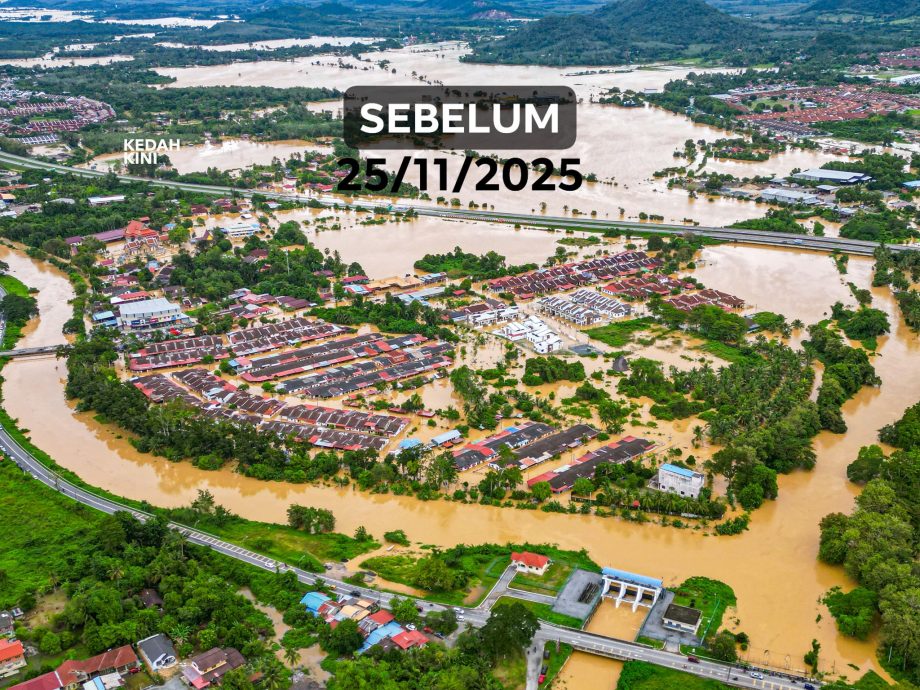 (大北马)日得拉斯里胡达玛花园今日退水,图片显地面露出