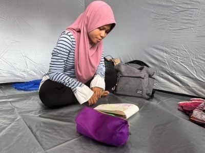 SPM考生考试前家淹水　只来得及带走笔记文具