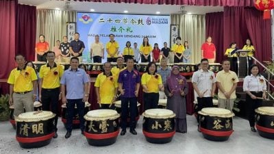 双溪比力华联华小   有二十四节令鼓队了