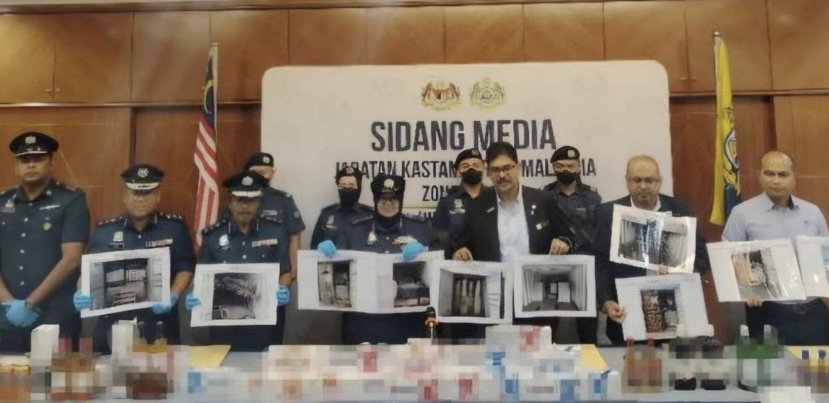 (大都会)关税局查获53个装载钢材及铝废料货柜,总值约900万令吉