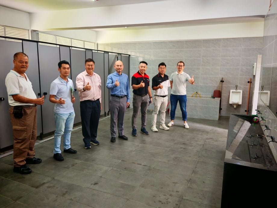 （大都会）林立迎偕团队巡视增江北区华小 20万拨款提升厕所设施落成