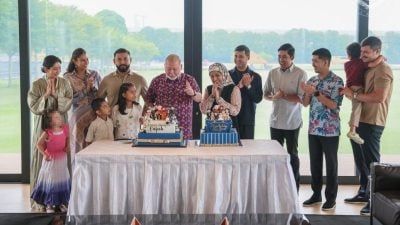 元首与柔王室成员 聚餐庆生享天伦