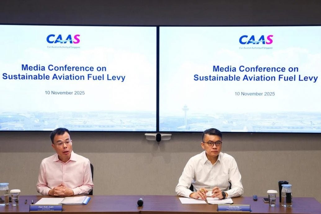 （已签发）全国：狮城出发机票略涨   乘客明年须多付绿色燃料附加费