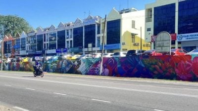 175公尺长“古来之魅”壁画亮相   迎接2026柔佛旅游年