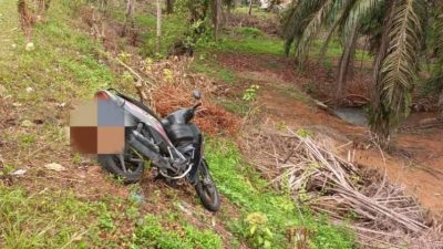 75岁摩托车骑士失控摔倒   头部受重创亡