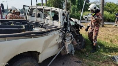 东甲班卒4车相撞   致1人死亡