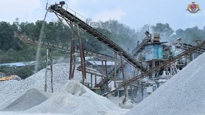 古来市议会突击检查   埔来山路7砂石厂限7天改善