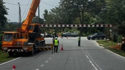 太子城往士乃机场捷径限高   48小时内2.1公尺变2.8公尺