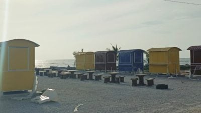 红桥海边迎来美化提升   打造露天饮食区吸引游客