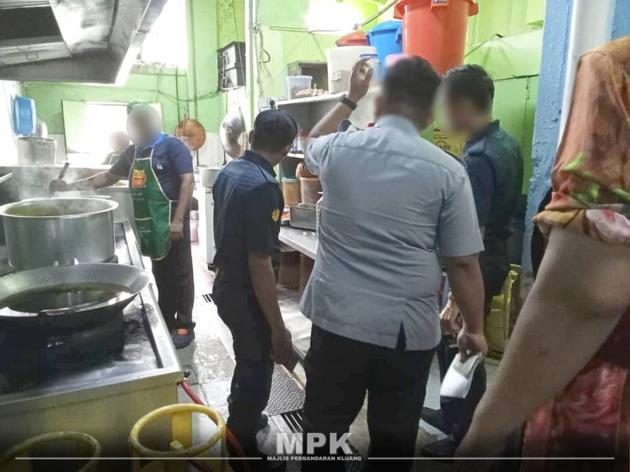 居銮市议会查商铺   发出3罚单2违规通知