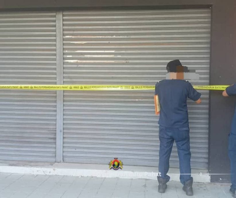 峇市议会取缔外籍商贩 开出11罚单3警告通知