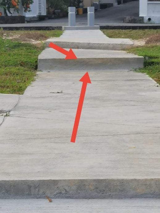 峇龙华休闲公园步道存隐患 承包商将改善台阶问题