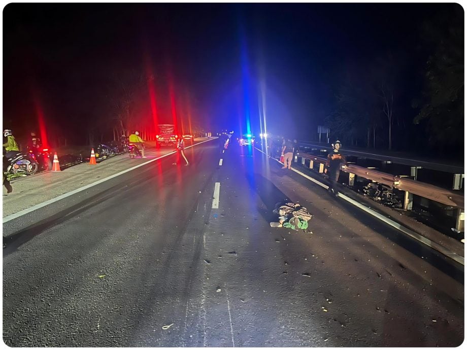 （已签发）柔：摩托车撞罗里尾部   2骑士当场死亡