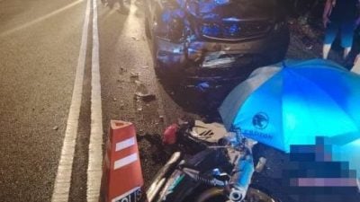 本那哇镇夺命车祸   32岁骑士亡