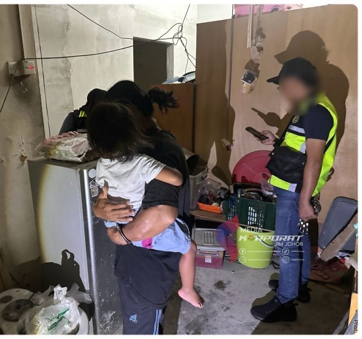 （已签发）柔：柔移民局突击楼房   逮捕74非法入境者