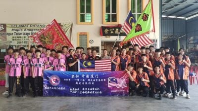 柔龙狮文化总会派两队   出征“一带一路”舞龙赛