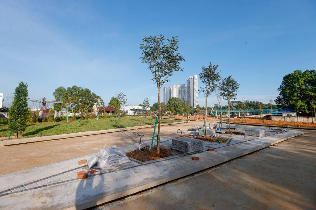 金海湾公共公园明年2月竣工 新山添新旅游景点