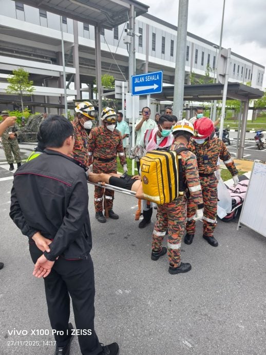 （已签发）柔：**版头之一**居銮火车站大型安全演习  摄政王亲临指导